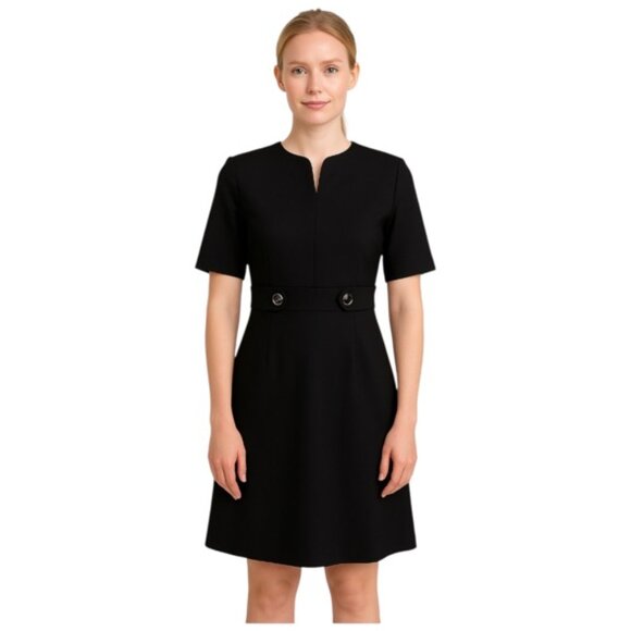 & Other Stories Small Medium Ponte Short Sleeve Button Detail Career Dre… - Picture 1 of 7